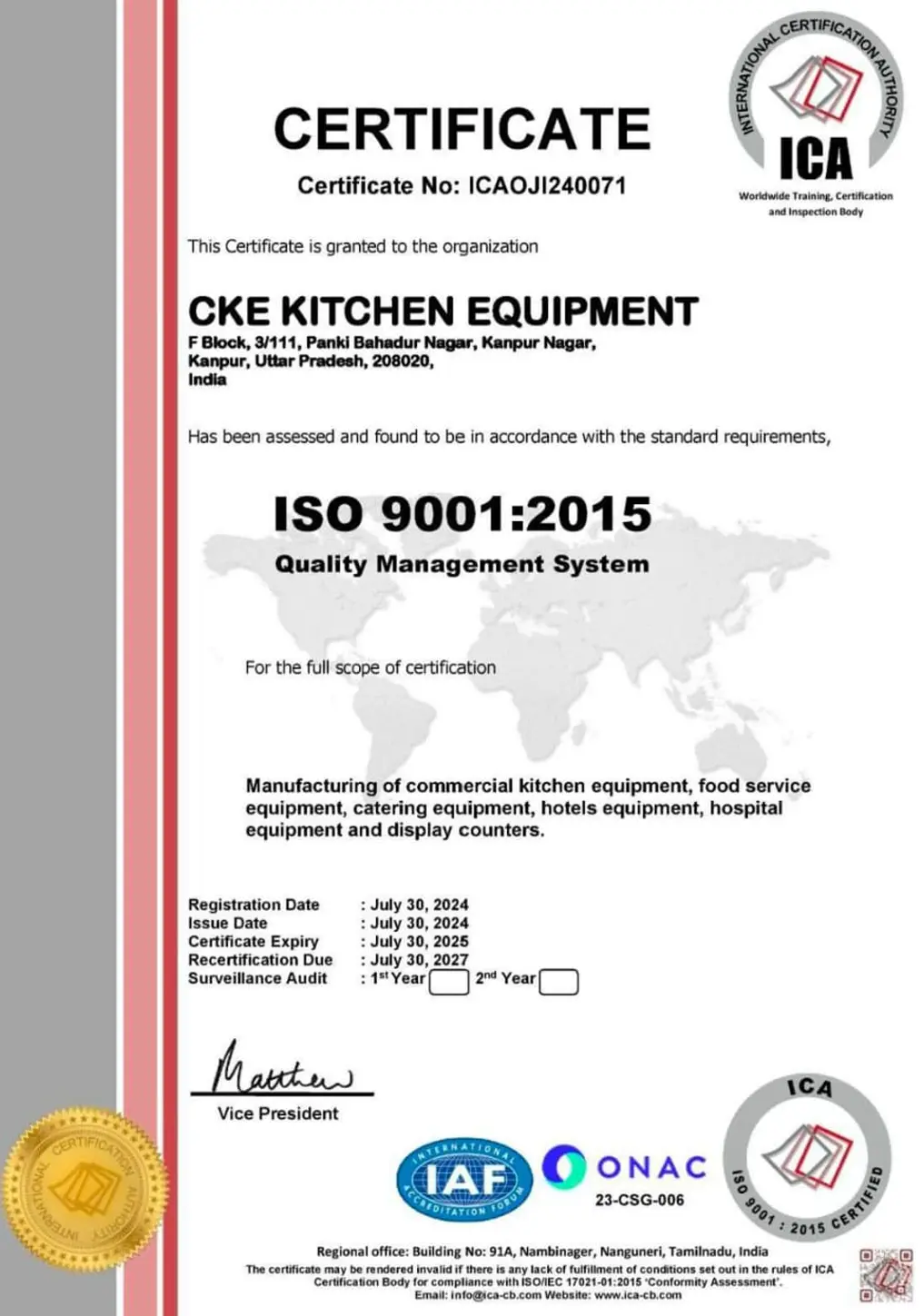 Industry Certification